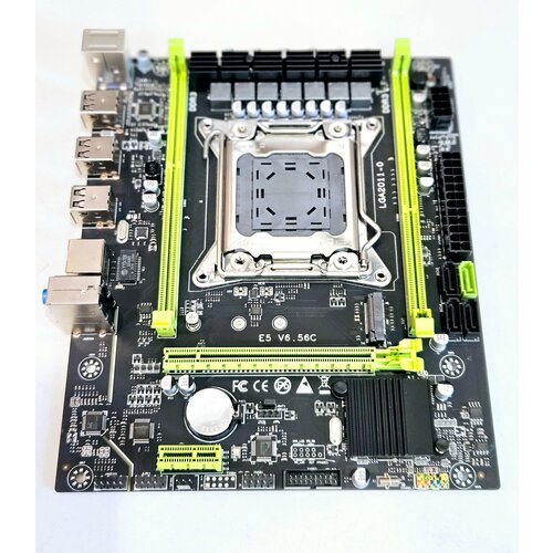 Материнская плата micro-ATX SZMZ X79 E5 V.6 56C, DDR3, LGA2011