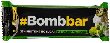 Батончик протеиновый Bombbar Фисташковая меренга 40г - фото №4