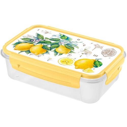 Контейнер Filalex Lock &Ok, 0,75 л, желтый