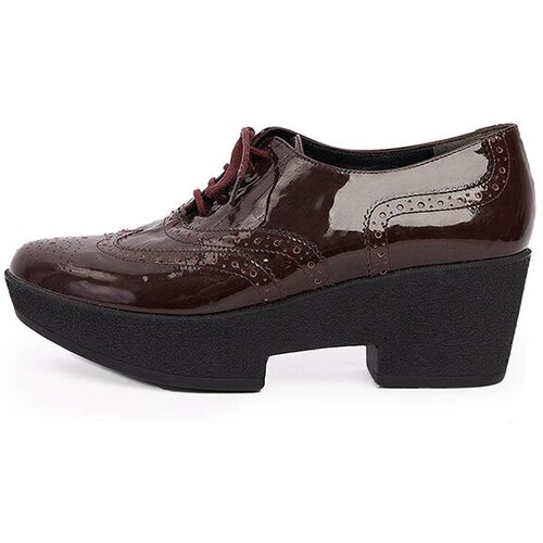 фото Туфли robert clergerie, натуральная кожа, размер 36, бордовый