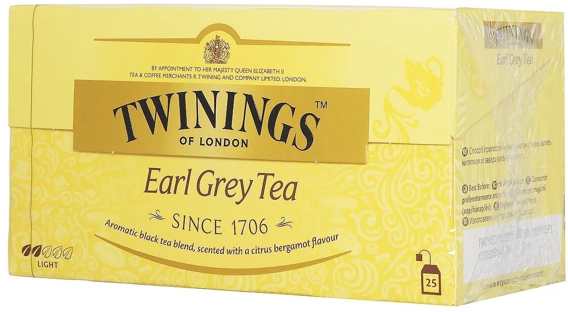 Twinings Earl Grey 2гХ 25 пак черный ароматизированный чай картонная упаковка 50 г (07756) - фотография № 7