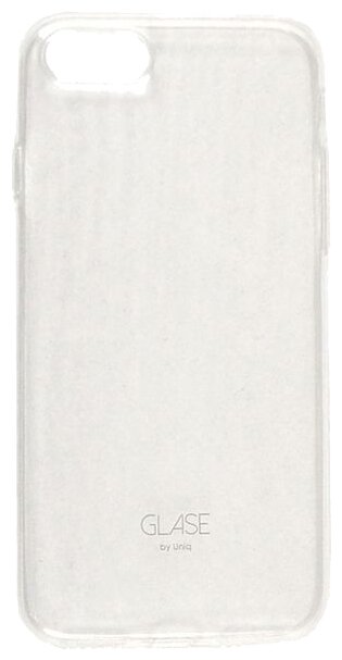 Чехол-крышка Uniq Glase для iPhone 7/8, силикон, серый - фото №1