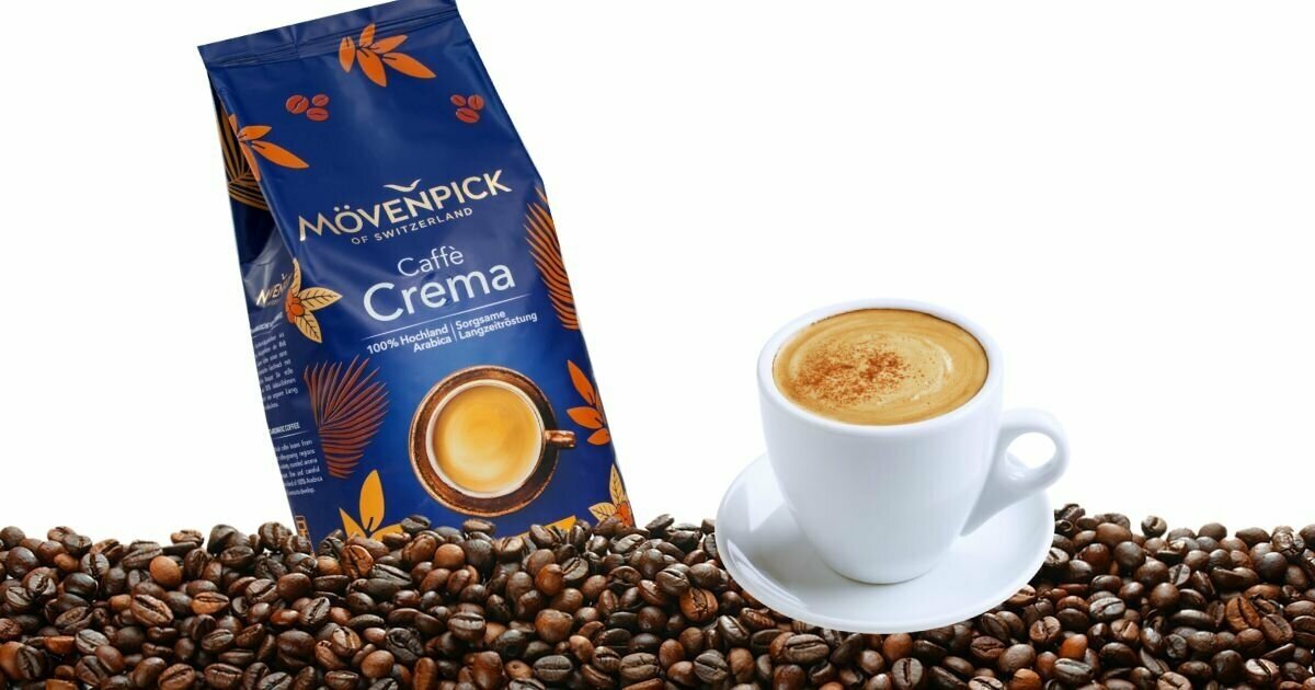 Кофе зерновой MOVENPICK Caffe Crema, 1000грамм [17808] - фото №20