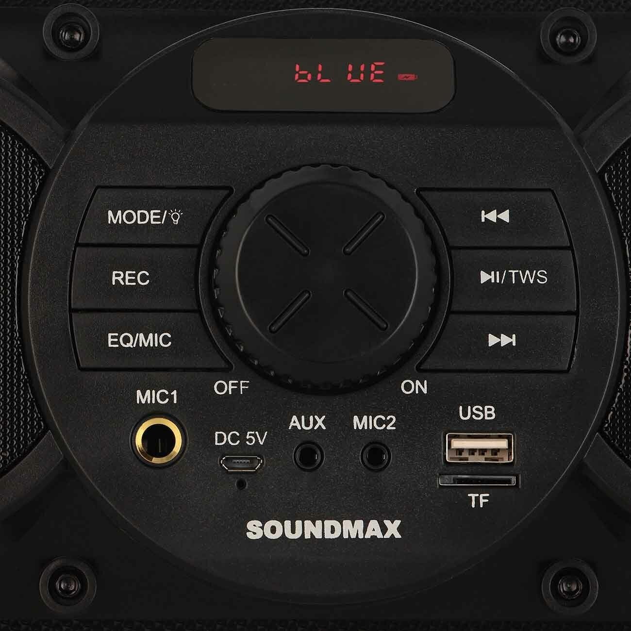 Портативная аудиосистема (SOUNDMAX SM-PS5071B(черный))