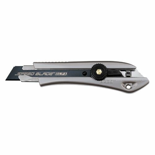 OLFA нож с выдвижным сегментированным лезвием, винтовой фиксатор, 18мм - фотография № 11