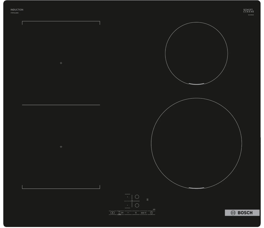 Индукционная варочная панель Bosch PWP611BB5E