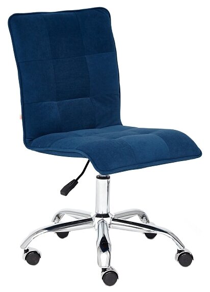 Кресло ZERO флок , синий, 32 - фотография № 1