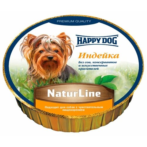 фото Влажный корм для собак Happy Dog NaturLine индейка 11шт. х 85г