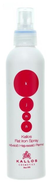 Kallos Термозащитный спрей для волос Flat Iron Spray, 220 г, 200 мл