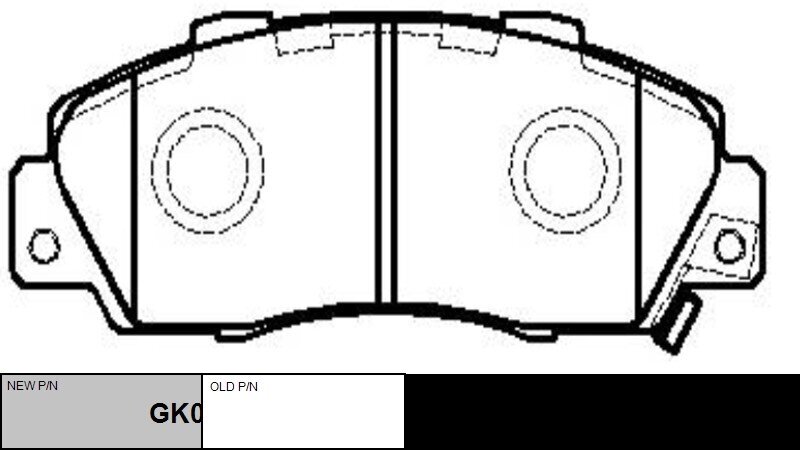 Колодка торм. Honda Civic VII перед. (CKHO-1) CTR GK0318