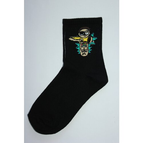 Носки Frida, размер 35-43, черный, фиолетовый, синий носки рик и морти