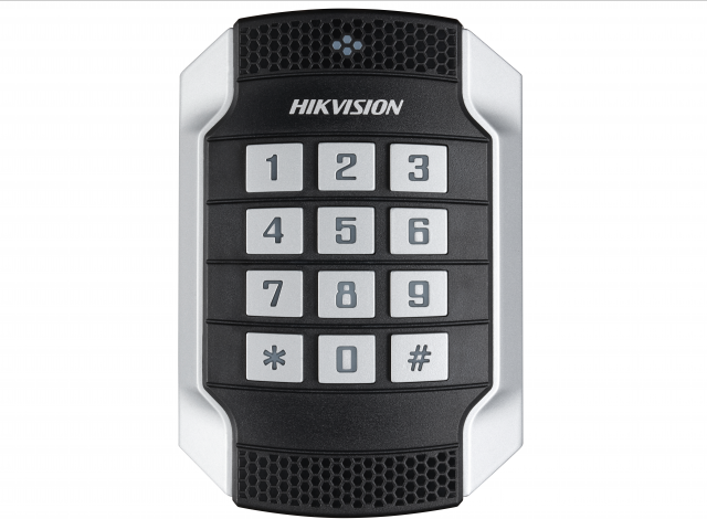 Считыватель Mifare карт с механической клавиатурой Hikvision DS-K1104MK