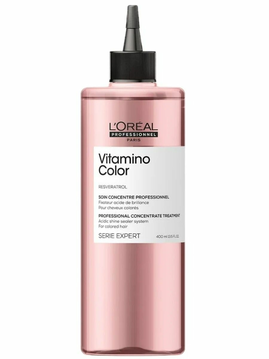 Loreal Professionnel Концентрат Vitamino Color с системой фиксации цвета для осветленных и мелированных волос, 400 мл (Loreal Professionnel, ) - фото №6