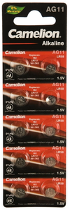 Camelion G11 BL-10 Mercury Free (AG11-BP10(0%Hg), 362A/LR721/162 батарейка для часов) (10 шт. в уп-ке)