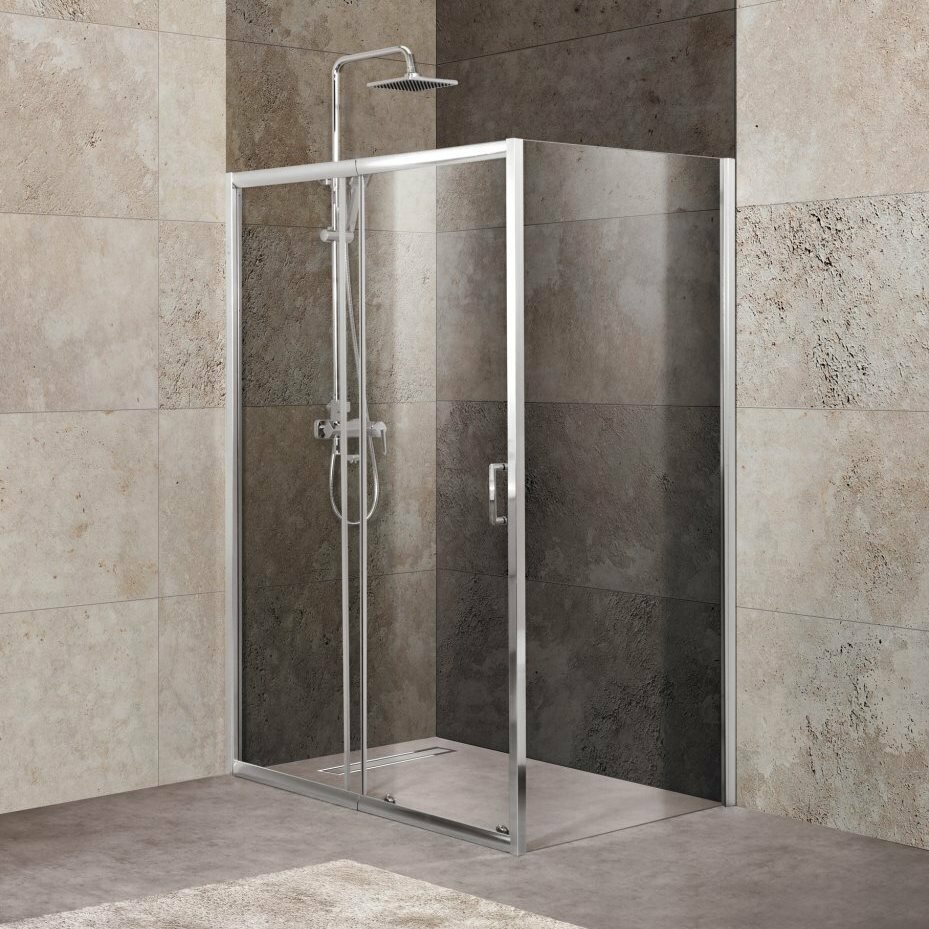 BelBagno Душевой уголок BelBagno Unique UNIQUE-AH-1-120/135-100-C-Cr