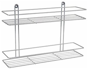 RUS-385032-2 Полка для ванной комнаты 2 яруса