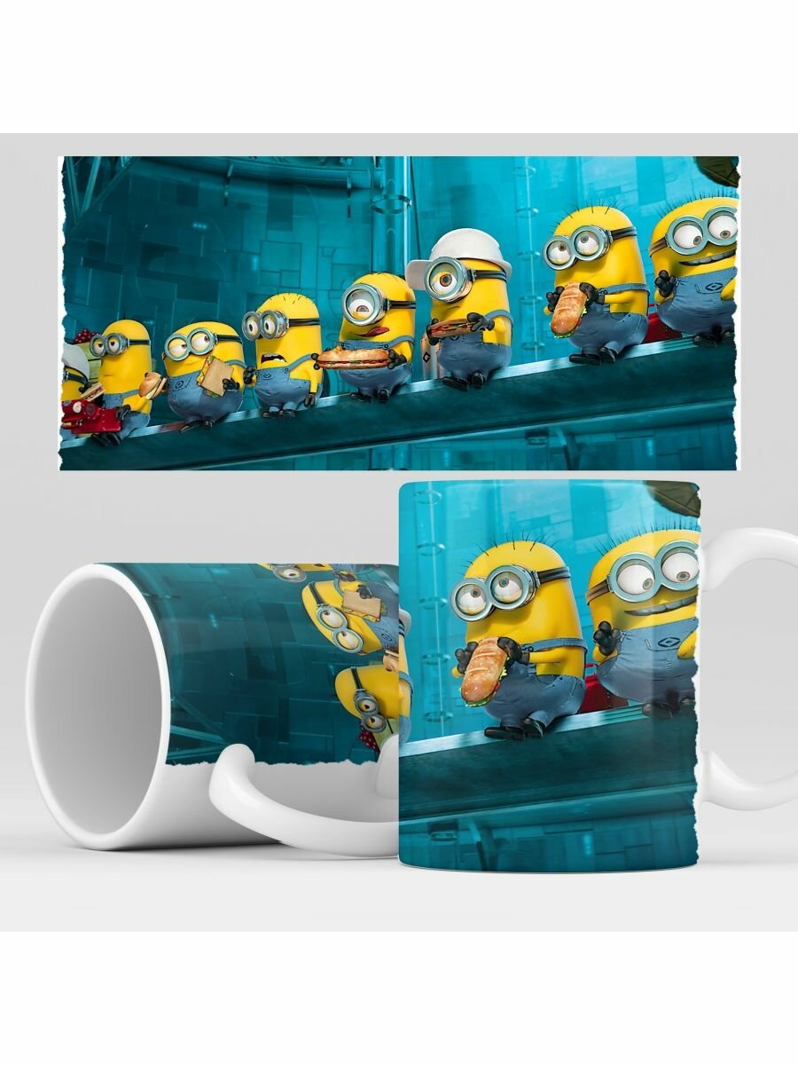 Кружка с принтом Миньоны Minions