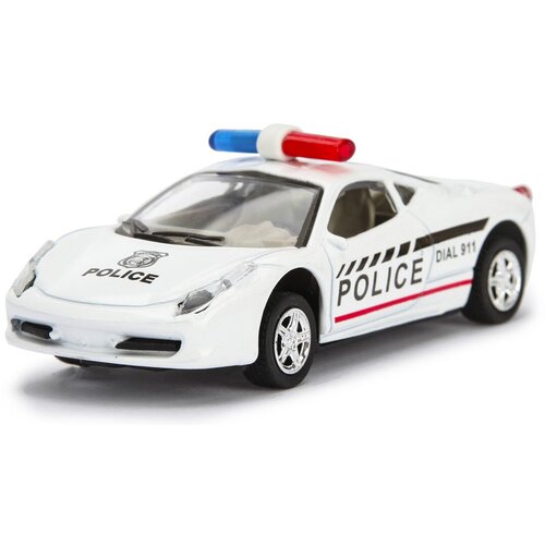 Машина металлическая Полиция, инерционная, свет и звук, масштаб 1:43 машина металлическая полиция инерционная свет и звук масштаб 1 43