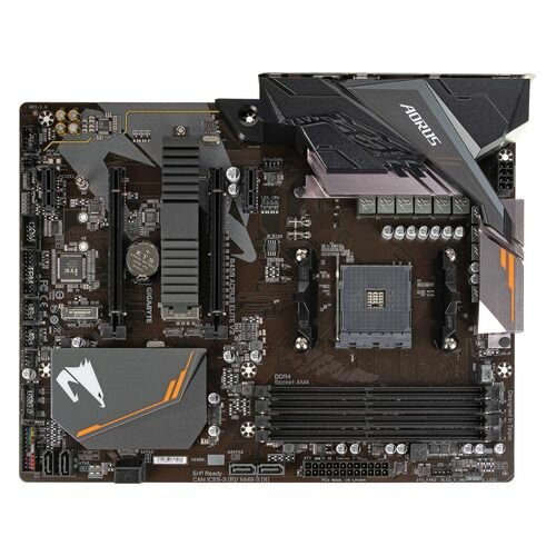 Материнская плата GIGABYTE B450 AORUS ELITE V2, SocketAM4, AMD B450, ATX, Ret