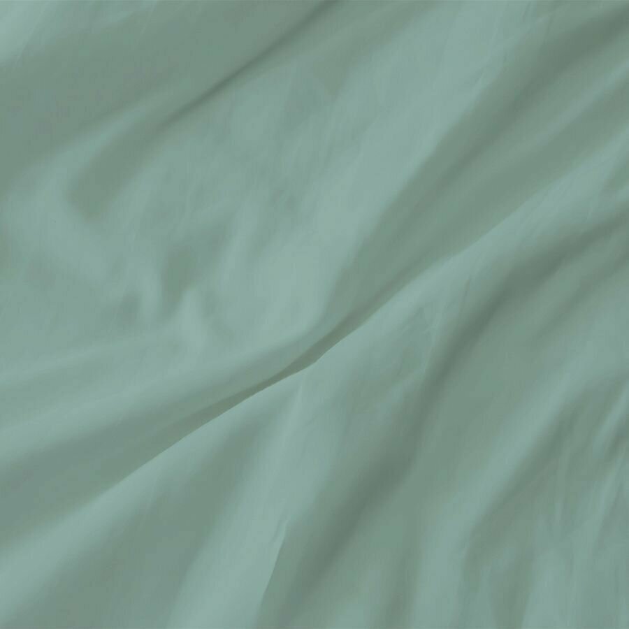Простыня 1,5-спальная Bravo поплин цвет: зелёный, 150×215 см - фотография № 3