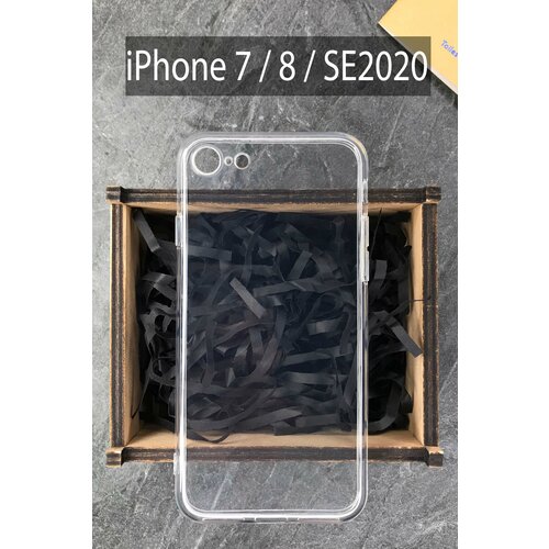 Силиконовый чехол для iPhone 7 / 8 / SE 2020 прозрачный / Айфон 7 / Айфон 8 силиконовый чехол кот нг для iphone 7 8 se 2020 айфон 7 айфон 8