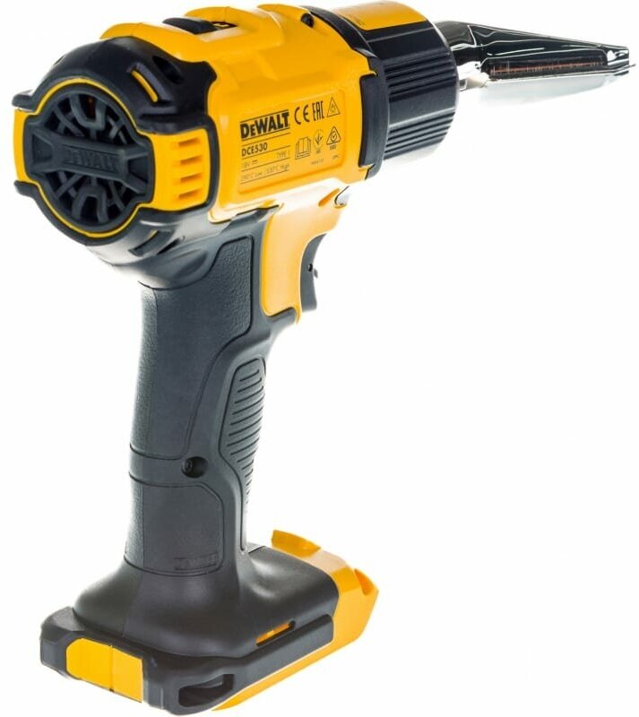 Аккумуляторный строительный фен DeWALT DCE530N, без аккумулятора желтый .