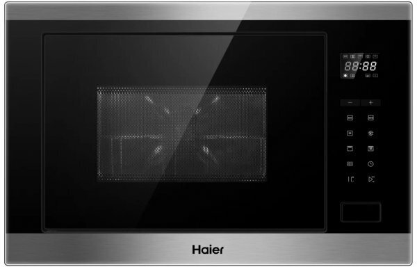 Встраиваемая микроволновая печь Haier HMX-BTG259X, черный/серебристый
