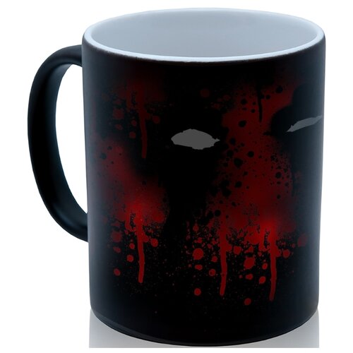 фото Кружка хамелеон глаза и кровь, оригинальный подарок drabs