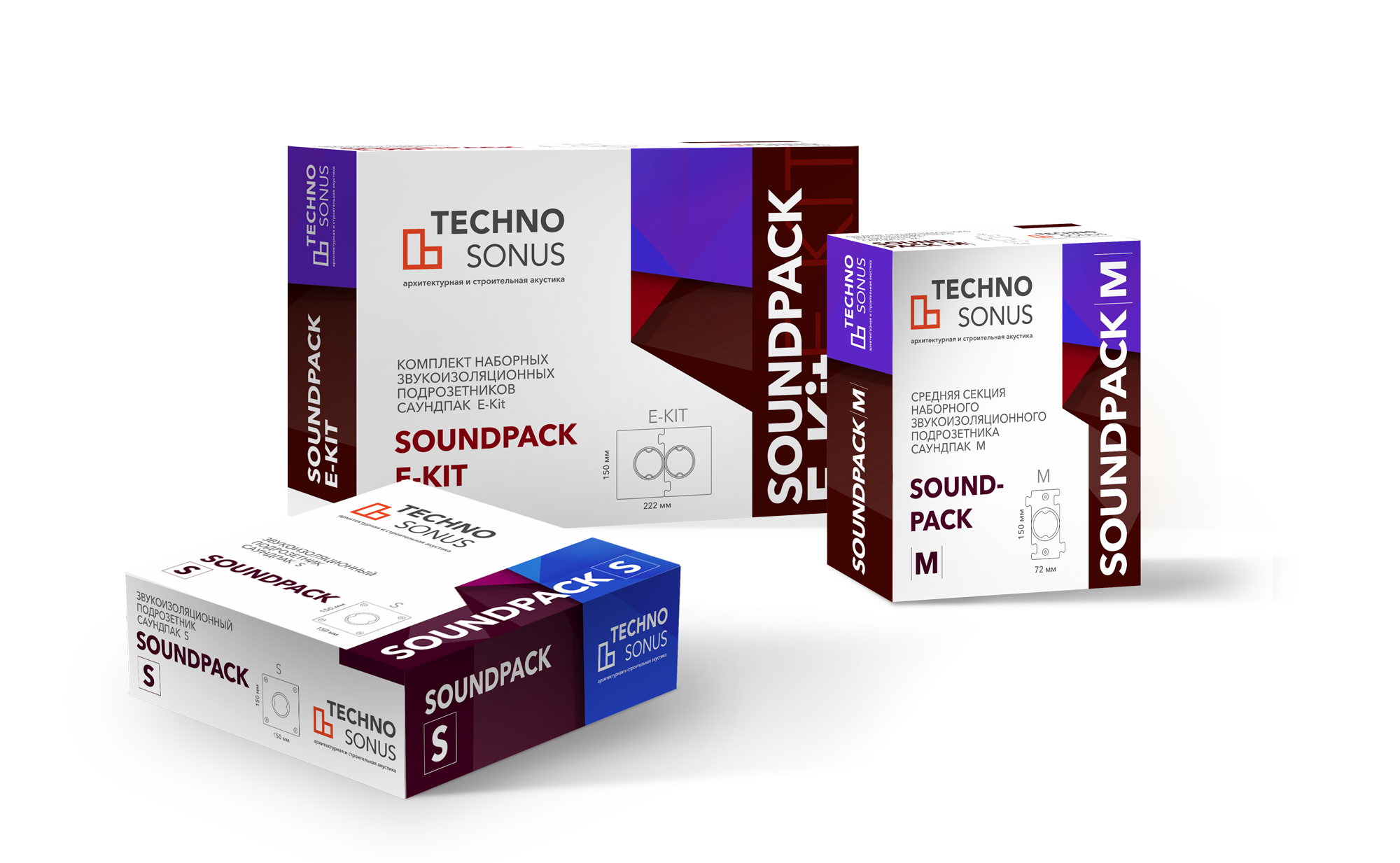 Изображение Подрозетник СаундПак (SoundPack) M