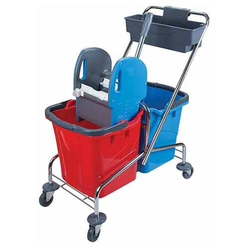 Тележка Uctem СК 753, 2-х ведерная 2 ведра по 25л.