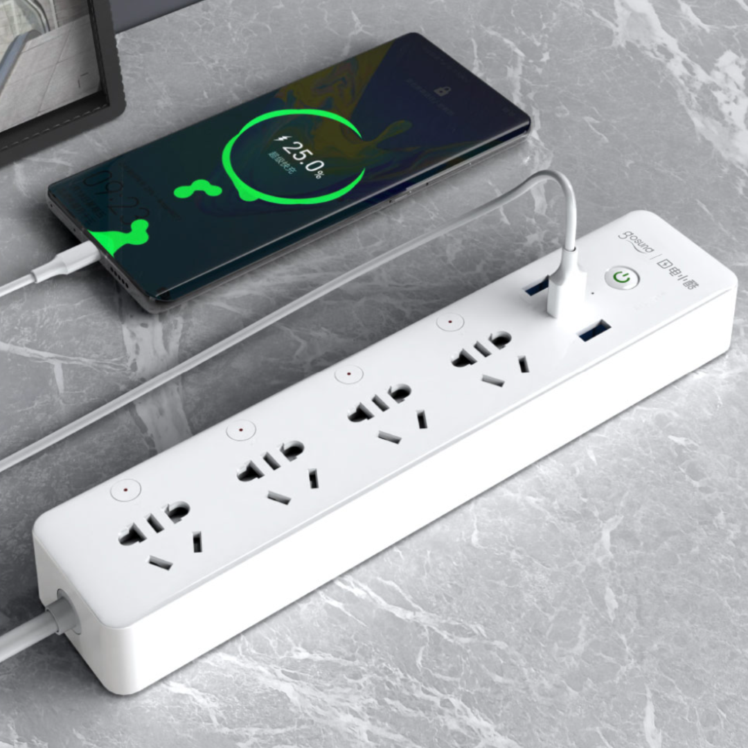 Умный удлинитель Xiaomi Gosund Smart Power Strip USB (Черный CP5-B) CN - фотография № 3