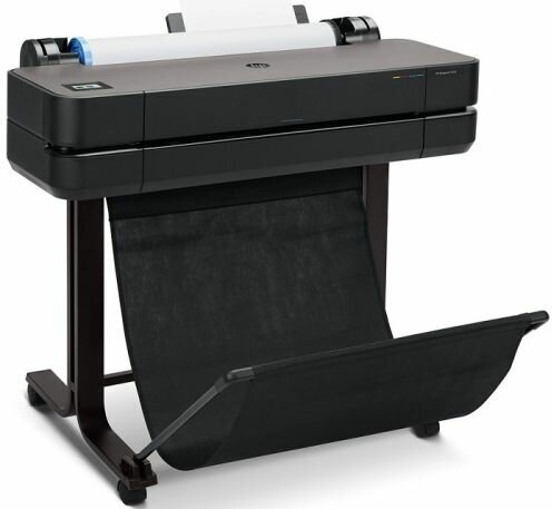 Принтер HP DesignJet T630 5HB09A 24",4color,2400x1200dpi,1Gb,30spp(A1), USB/GigEth/ Wi-Fi, stand, mediabin, rollfeed, sheetfeed, tray50(A 3/A4), autocutter,