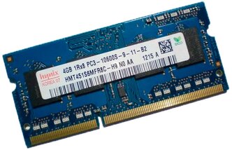 Оперативная память Hynix 4 ГБ DDR3 1333 МГц SODIMM CL9 HMT451S6MFR8C-H9