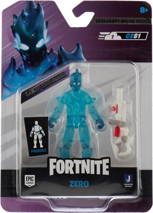 Фигурка Jazwares Fortnite - микрофигурка героя Zero FNT0963, 10 см