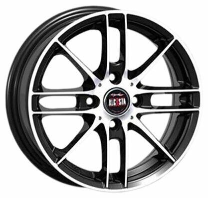 Replica Диски Alcasta M16 6,5x16 4x100 D54.1 ET48 цвет BKF (черный ...