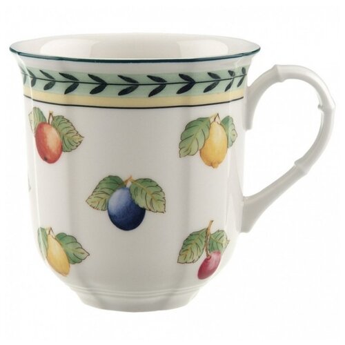 фото Кружка villeroy & boch french garden fleurence, 300 мл, белый/зеленый