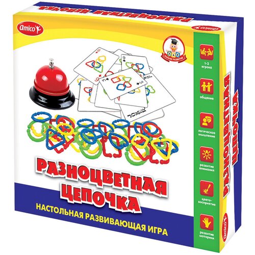 Ami&Co Игра настольная Разноцветная цепочка