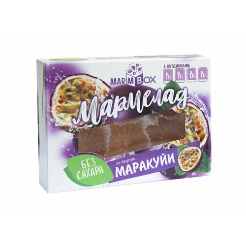 Мармелад желейный Marmbox без сахара (Маракуйя) 200грамм