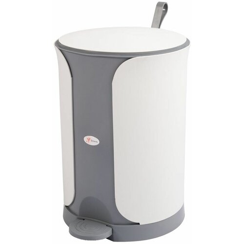 Контейнер для мусора с педалью 18 л серый 2799₽