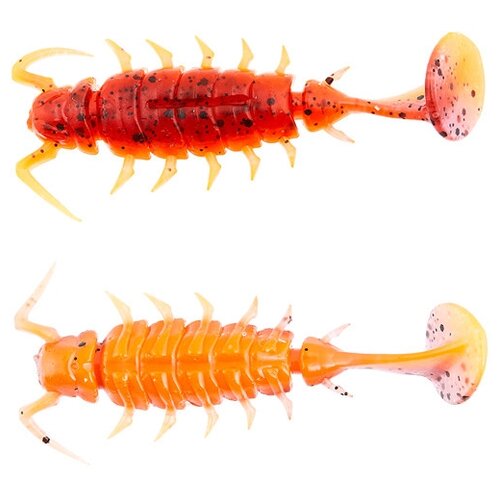 фото Набор виброхвостов искусственных съедобных lucky john pro series "alien bug", 38 мм/t48 (10 штук)