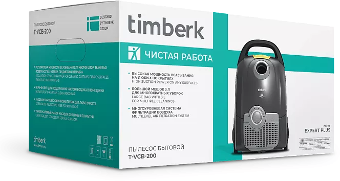 Пылесос Timberk Scarlett T-VCB-200 с мешком