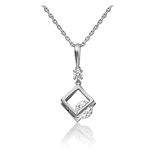 фото Platina jewelry подвеска с кристаллами из белого золота 03-3140-00-501-1120-38 platina