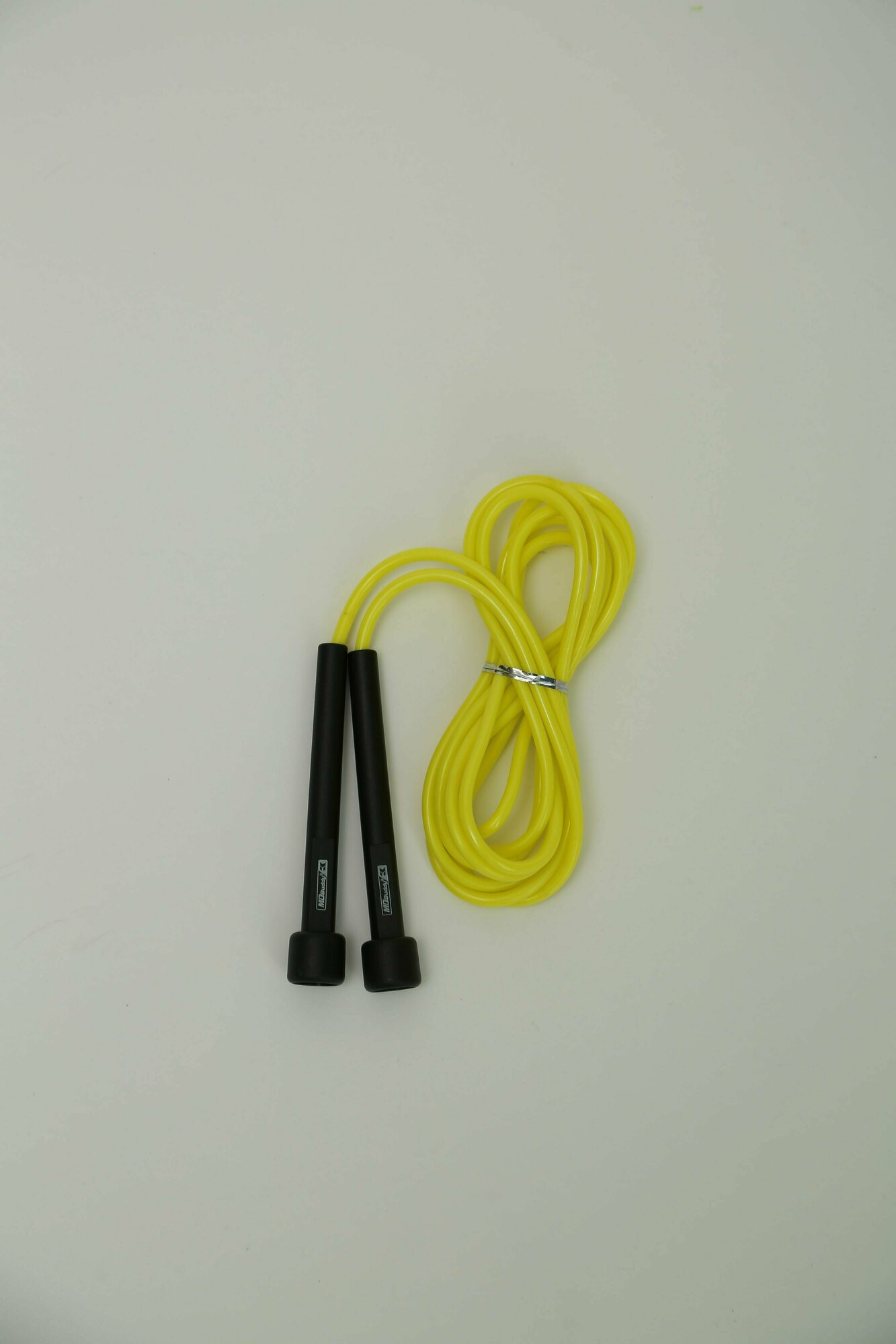 Скакалка для фитнеса и упражнений, 2.75 м, регулируемая длина 0.5 кг Mdbuddy - MDJR001 жёлтый