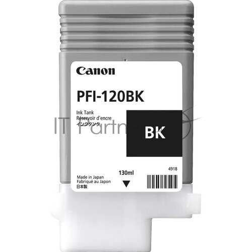 Картридж струйный Canon PFI-120 BK 2885C001 черный для Canon imagePROGRAF TM-200205