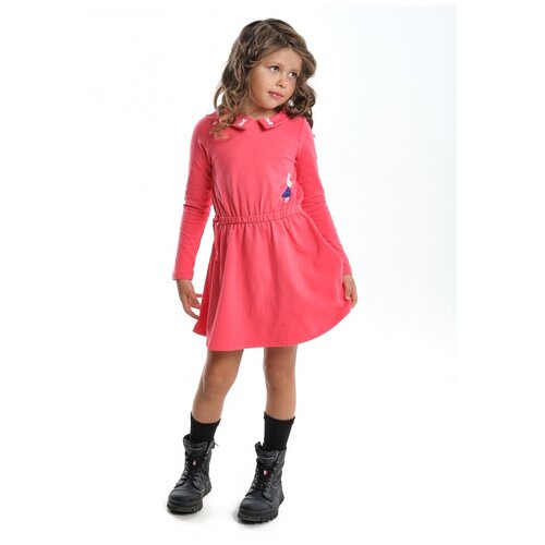 Платье для девочек Mini Maxi, модель 2577, цвет коралловый, размер 98