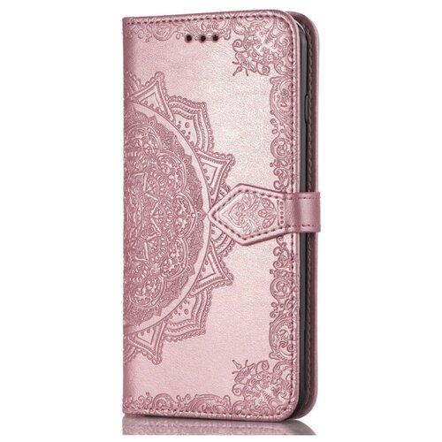 фото Чехол-книжка mypads для samsung galaxy j4+ plus 2018 (sm-j415f) / j4 prime розовый с красивыми загадочными узорами женский детский прикольный необычный