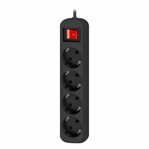 Сетевой удлинитель DEFENDER G418, 1.8м, черный [99337] - фото №12