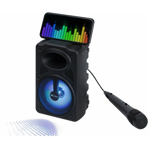 Портативная колонка bluetooth беспроводная с микрофоном акустическая черная 160000₽