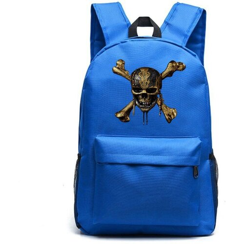 рюкзак пираты карибского моря синий с usb портом 1 Рюкзак Пираты Карибского моря синий №1