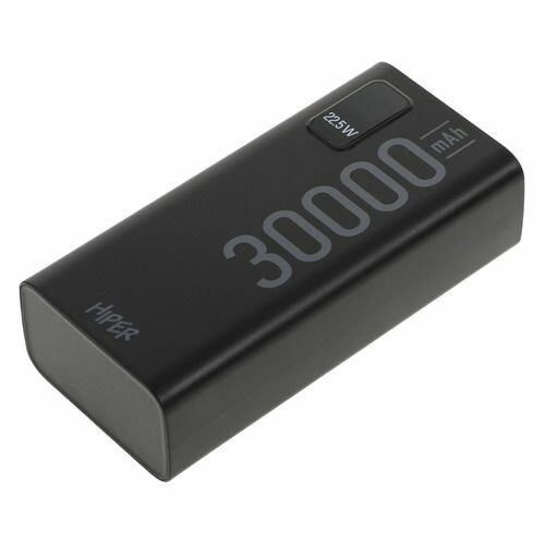 Внешний аккумулятор (Power Bank) HIPER EP 30000, 30000мAч, черный [ep 30000 black]